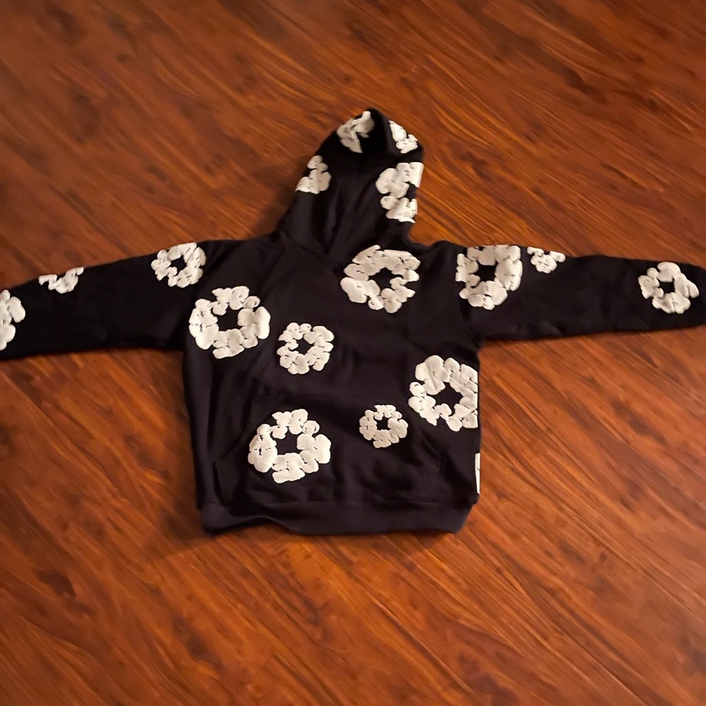 Medium Black Denim Tears Hoodie